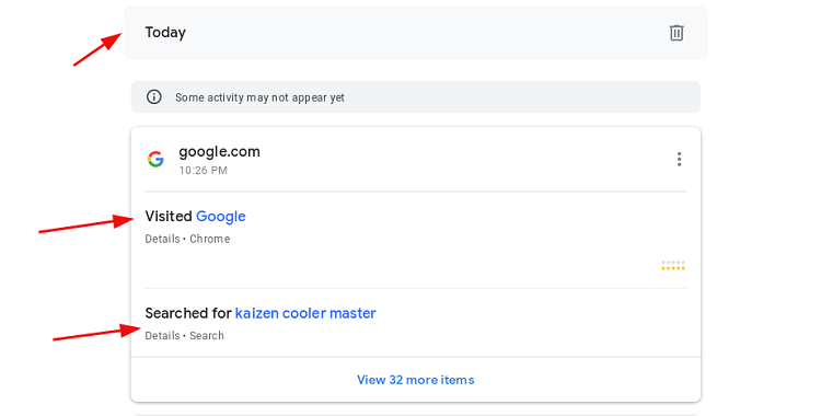 dfghjkkb چگونه می‌توانید آخرین جستجوهای خود در گوگل را پیدا کنید؟ جست‌وجوی گوگل, گوگل, گوگل مپس, یوتیوب