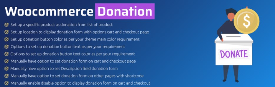 Woo Donations plugin baranesh معرفی بهترین افزونه‌های اهدای کمک مالی در وردپرس افزونه, افزونه کمک مالی, وردپرس