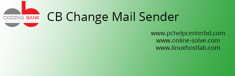 CB Change Mail Sender baranesh آموزش تغییر ایمیل پیشفرض در وردپرس آموزش رایگان وردپرس،ایمیل در وردپرس،تغییر ایمیل وردپرس