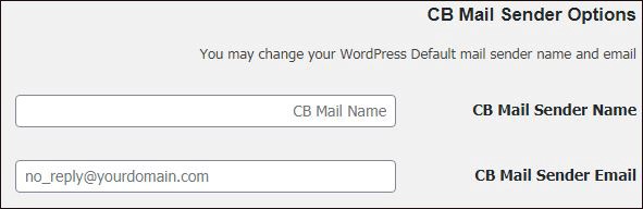 CB Change Mail Sender options baranesh آموزش تغییر ایمیل پیشفرض در وردپرس آموزش رایگان وردپرس،ایمیل در وردپرس،تغییر ایمیل وردپرس