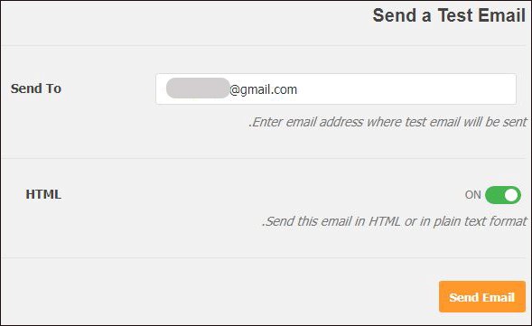 send test Email baranesh آموزش تغییر ایمیل پیشفرض در وردپرس آموزش رایگان وردپرس،ایمیل در وردپرس،تغییر ایمیل وردپرس